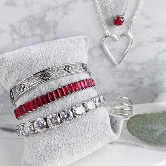 Park Lane Ruby Tennis Bracelet BNWT! - Picture 3 of 8